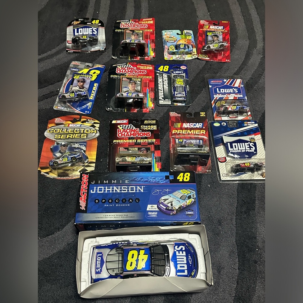 Vintage  NASCAR Jimmie Johnson Collectibles 2002-2005 In Original Packaging